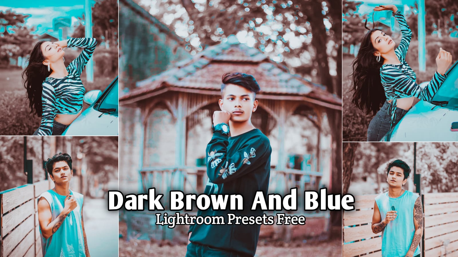 Dark Brown and Blue Lightroom Presets