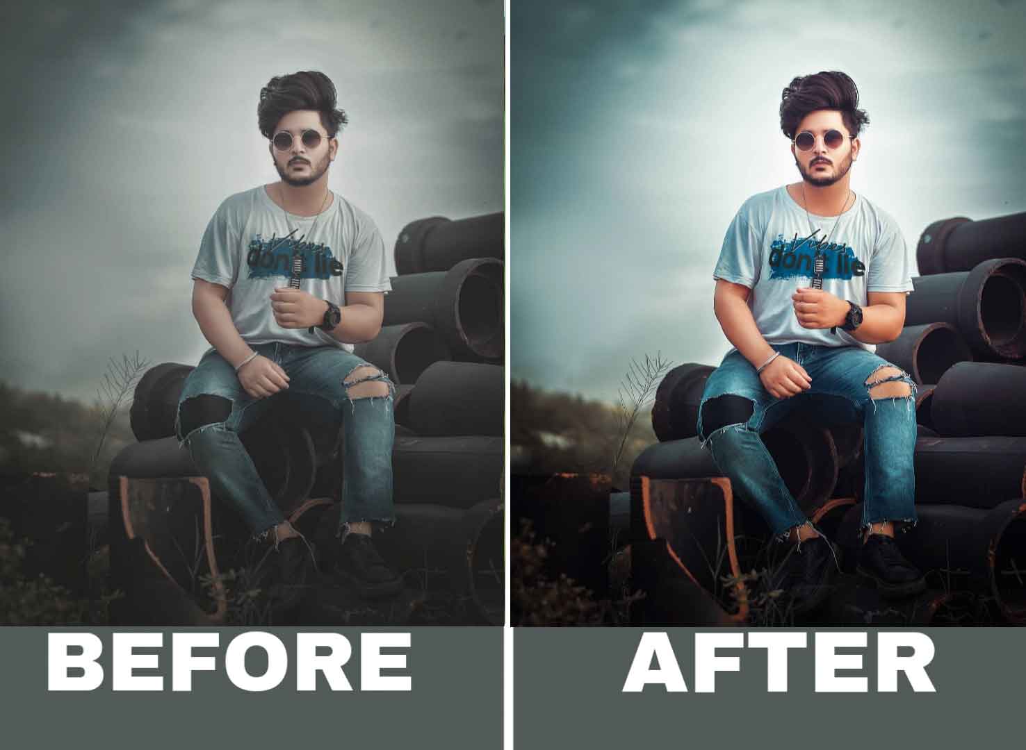 trendy-100+-Presets-before-and-after
